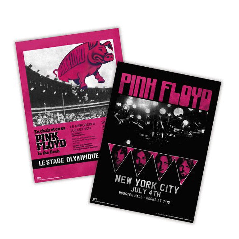 PINK FLOYD ピンクフロイド (結成 60周年 ) - SET MINIPOSTERS / 2枚セット / ポスター - PGS